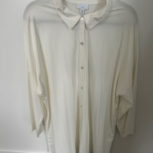 J. jill button tunic 3/4 sleeve never worn NWOT